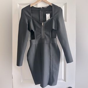 Boohoo Corseted Bandage Dress